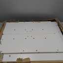 Huuger 55 x 28 Large Electric Standing Desk, Height Adjustable Copmuter Desk, 27.6" Deep Desktop, Stand up Gaming Office Table with 2 Hooks, 3 Preset Heights, for Home Office, White