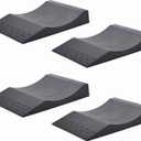 Maxsa 37353 Park Right Tire Saver Ramps for Flat Spot Flat Tire Prevention and Vehicle Storage for Vehicles up to 10 Tons, Black, Set of 4