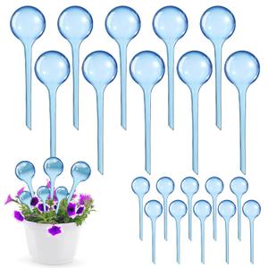 20 Pcs Watering Globes, Plastic Self Watering Bulbs Automatic Watering Stakes Devices, Plant Waterer Self Watering Bulbs for Garden Home Plants