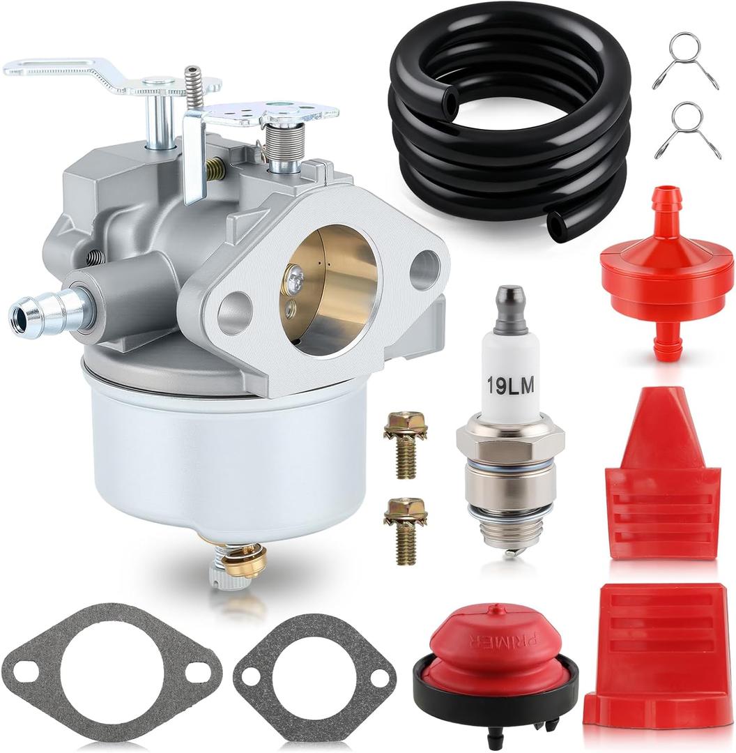 Carbhub 640052 Carburetor for Tecumseh 640349 640054 640058 640058A HMSK80 HMSK85 HMSK90 HMSK100 HSMK110 LH318A LH358SA 8HP 9HP 10HP Snowblower Generator Chipper Shredder - Tecumseh 640052 640054 Carb