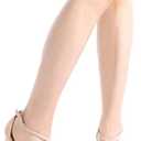 DREAM PAIRS Women's Fashion Stilettos Open Toe Pump Heel Sandals (Beige)