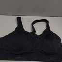 RUNNING GIRL High Impact Sports Bras for Women,Racerback Running Bra Workout Crop Tank Tops Longline Sports Bra Push up (Large, D-black)