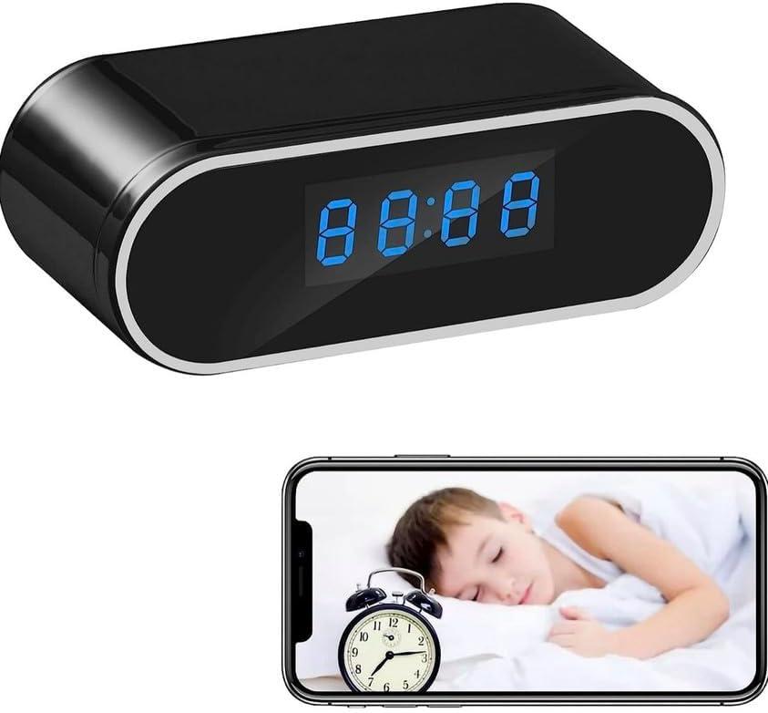 Home WiFi Security Video Nanny Hidden Baby Monitor Camera Night Vision Motion Detection with App Live Feed