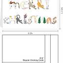 2 x Merry Christmas Card from Cat, Funny Christmas Card&Gift for Cat Dad Mom Parent, Unique Xmas Gift for Cats Lover and Cats Owner (#3)