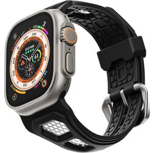 ULTIMAL Compatible with Apple Watch Band 42mm/44mm/45m/49mm/46mm, Metal Vent Design for iWatch Ultra Series 10 9 8 7 6 5 4 3 SE