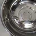 Alipis Flat Bottom Basin Kitchen Accessory Round Stainless Steel Basin for Home Use