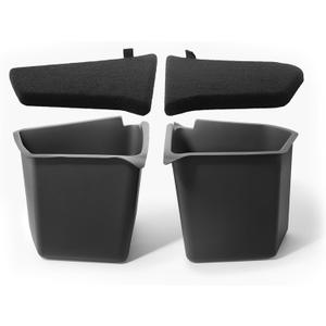 TPARTS Trunk Storage Bins for Tesla Model Y (2020-2024) Rear Trunk Side Storage Organizer Box, Model Y Interior Accessories (Bins & Lids -5 Seater)