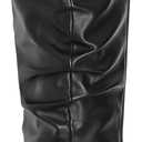 AVENUE Women's Wide Fit Montana Tall Boot Fashion (Black)