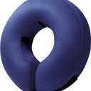 BENCMATE Inflatable Dog Cone Collar Alternative, Soft Dog Cone for Small Medium Large Dogs and Cats, Neck Recovery ECollar Donut Collar After Surgery (Large+, Navy Blue)