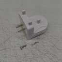 Wireless Electric Toothbrush Wall Charger Compatible with Oral-B and Braun Models (Excluding iO 7/8/9/10 and Pulsonic Series) (White)