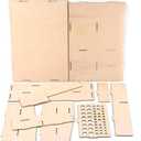 Wooden Paint Rack Shelf Holder Organizer - Durable Wood Module Stand for Pigment Ink Bottles, Acrylic Paints, and Tools - Perfect for Hobbyists and Artists