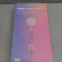 Ionic Hair Dryer - Mera M3, Professional Frizz-Fighting Blow Dryer, 5-Minute Fast Drying, Quiet Lightweight Travel Hairdryer with Snap-On Concentrator for Women (White)