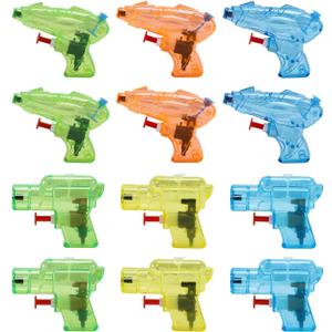 12 Packs Water Gun for Kids Squirt Toys Outdoor Beach Swimming Pool Game Summer Party Favor