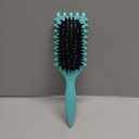 Curl Defining Brush, Green - Hair Brush for Combing and Shaping Men's and Women's Curls to Reduce Pulling, Nylon Bristles, Oblong, Flexible, Curl Enhancing, Unisex, 1 Count