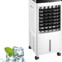 Airvots Portable AC Windowless, Punovo Portable Air Conditioner, Movable Smart Touch Air Conditioner for Room, Stand up Room Cooler Indoor Ac Unit with 10L Water Tank, 3 Speeds