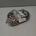 Women's Sequin Skirt Sparkle Stretchy Bodycon Mini Skirts Night Out Party, Size S, Black Gold 