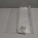 ROYALITA 2-Pack Acrylic Magazine Holder Brochure Holder, 17" Record Holder Magazine Rack, Fashion Hanging Bookshelf Literature Storage Rack for Waiting Room, Living Room, Office, Clear 17 Inch