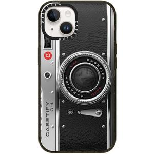 CASETiFY Impact Case for iPhone 14 [8.2ft 4X Military Grade Drop Protection/Compatible with Magsafe] - Camera Case - Classic - Clear Black