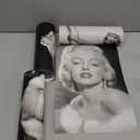 CanvasChamp LARGE MARILYN MONROE CANVAS ART PRINT BLACK AND WHITE 24" X 18" READY TO HANG