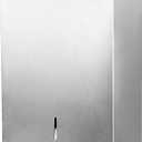 Paper Towel Dispenser Wall Mount Commercial, Brushed Stainless Steel & Fingerprint Resistant, Lockable, for c fold/Multifold/Trifold Paper Towels, Touchless Hand Towels Holder (Silvery)