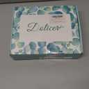 Dolicer 2 Packs 6FT Artificial Eucalyptus Garland with LED Light String, Faux Greenery Garland Hanging Fake Silver Dollar Eucalyptus Leaves Vines for Wedding Backdrop Arch Table Wall Party Home Decor