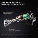 Hot Water Recirculating Pump, 93W Water Circulator Pump NPT 3/4" w/NPT 1/2" Adapter, Stainless Steel Head,15-6S 3 Speed Control for Electric Water Heater System