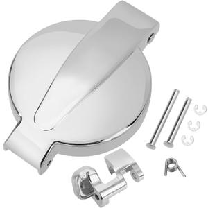 M MATI Fuel Cap Gas Cap Latch Kit Chrome for Honda CB200 CB350 CB360 CB400 CB450 CB500 CB550 CB750 CL200 CL350 CL360 CL450 SL350 17620-HR3-A20 17550-377-315