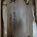 Yair Emanuel Wooden Challah Board with Sculpted Handles - Wooden Serving Tray for Shabbat (Pomegranates CBB-1)