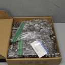 Ravinte 60 Pack (30 Pairs) 1/2 Inch Overlay Soft Close Hinges for Kitchen Cabinets - Satin Nickel Hidden Concealed Hinge, Stainless Steel, Self Closing