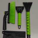 25" Snow Brush & Ice Scraper for Car Windshield, Detachable Snow Scrapers with Foam Grip for Cars, Trucks, SUVs