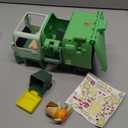 Bluey Garbage Truck Playset, Bingo & Bin Man Figures, Garbage Truck Toys for Boys Age 4-7 w/ Characters, Interactive Lever Action
