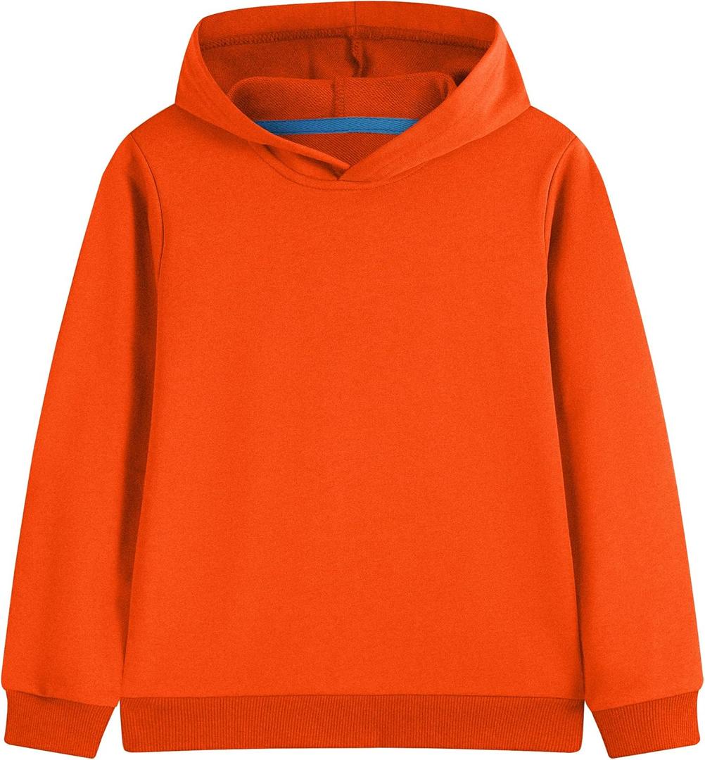 Phedrew Cotton Kids Hoodie Sweatshirt Midweight Long Sleeve Pullover Boys Girls Tops Clothes for Toddlers(Age 2-14)
