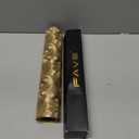 FAVE Gold Small Table Runner 36 Inch Heat Resistant Vinyl Table Cover for Dinner Party Wedding Decor (Golden Ball)