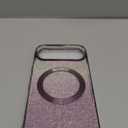 Casetego for Google Pixel 9 Case,Google Pixel 9 Pro Case,Compatible with MagSafe,Glitter Sparkle Magnetic Plated Slim Shockproof Soft TPU Bumper Full Protection Case for Google Pixel 9/9 Pro,Purple