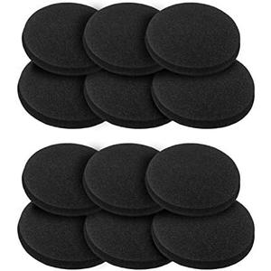 12 Pieces Activated Carbon Compost Bin Filters - 6.7 Inch Extra Thick Indoor Compost Bucket Filter Activated Charcoal Countertop Replacement Bin Filters, Round