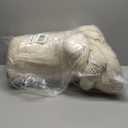 Bonlino Queen Comforter Set - Ruched Comforter Queen Size Bed Set Boho Shabby Chic Bedding for Bedroom Comforter Fluffy 3 Piece Ruffle Comforter Set with Pillow White Bedding Soft