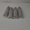 60 Pack 16 oz Disposable Coffee Cups No Lids, Gray Insulated Ripple Wall Paper Coffee Cups 16oz, Corrugated Beverage Paper Cups, To Go Cups for Hot Chocolate Tea Home Travel Office