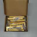 Goldenwarm 10Pack 5in Brushed Gold Cabinet Pulls Gold Cabinet Handles Gold Drawer Pulls Modern Cabinet Hardware Handles for Kitchen Cabinets (5in hole centers)