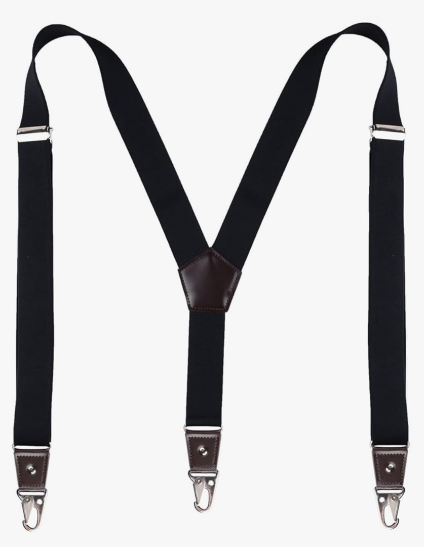 Pack Of 2 JRHEJTFZ Suspenders for Men with Snap Hooks Heavy Duty Adjustable 1.4 inches Wide