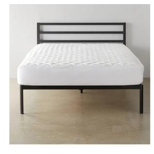 Hypoallergenic Quilted Mattress Topper Pad, Cover 18 Inches Deep, Full, White