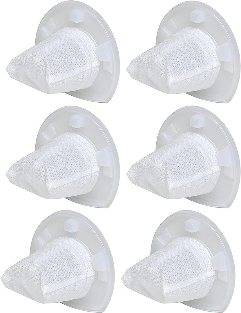 VF110 Filter, 6 Pack Replacement Vacuum Filters for Black & Decker VF110 Cordless Vacuum CHV1210, CHV1410, CHV1410B, CHV1410L, CHV1410L32, CHV1510, CHV9610, BDH2000L, 90558113-01