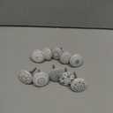 Royal Kraft Vintage Grey Painted Ceramic Pull Knobs for Kitchen Cabinet, Door & Drawer, Wardrobe, Cupboard (Set of 10) Sknob014