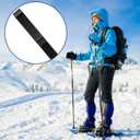 2 x 6 Pcs Snowshoe Straps Kit, Adjustable Skiing Boots Straps Replacement, Snowshoe Bindings for Adult Teen Ski Boot (8.5 Inch-B Style)