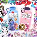 VIZAUZIE Valentines Day Cards for Kids School  48 Sets Valentine's Cards Classroom for Boys Girls Class  Stickers Valentine Exchange Gift Bulk