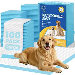 VJJ Puppy Pads 100 Count 30"x26", Great Value Potty Pads for Dogs XL, Large Pee Pads Piddle Pads for Pet Training, Leak-Proof Dog Pee Pads for Doggy Daily Use