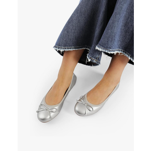 DREAM PAIRS Women's Flats, Foldable Ballet Flats for Women, Bowknot Round Toe Comfort Light Weight Slip-On Dress Shoes, Size 7,5