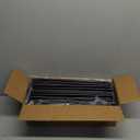 Under Bed Storage Containers with Wheels Large Underbed Shoes Blankets Clothes Toy Storage Drawers for College Dorms Bedrooms Nursery Rooms Organization (Black 2 Pack, 7.5in height(36"x16.6"x7.48"))