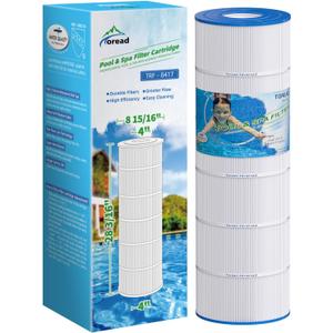 TOREAD Pool Replacement Filter for PA175, Hayward CX1750RE, C1750, Unicel C-8417, Filbur FC-1294, 25230-0175S, 817-0175P, Aladdin 27501, L x OD: 28 3/16" x8 15/16"
