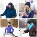 Bluetooth Beanie for Men Women, HD Stereo Sound Beanie with Headphones, Unique Tech Gifts for Men Husband Him Teen (Blue)