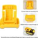 Tool Holders and Battery Mounts Compatible with Dewalt 20V and Milwaukee Tools, Heavy-Duty ABS Wall Organizer Rack with Screws, Drill and Battery Holder Mount for Garage, Workshop, Job Site (20 Pack)